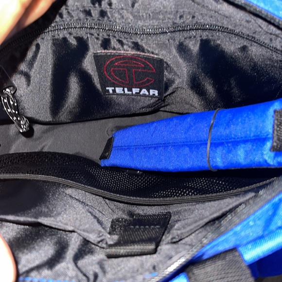 🥳🥳HOST PICK- Telfar x Eastpak Medium Backpack Carry On Shopper Bag Blue NWT - Picture 5 of 12